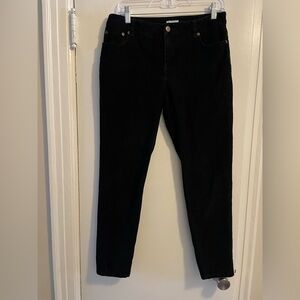 Garnet Hill Corduroy Pant Black Size 6 Petite